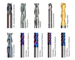 High and Ultra Performance Endmills